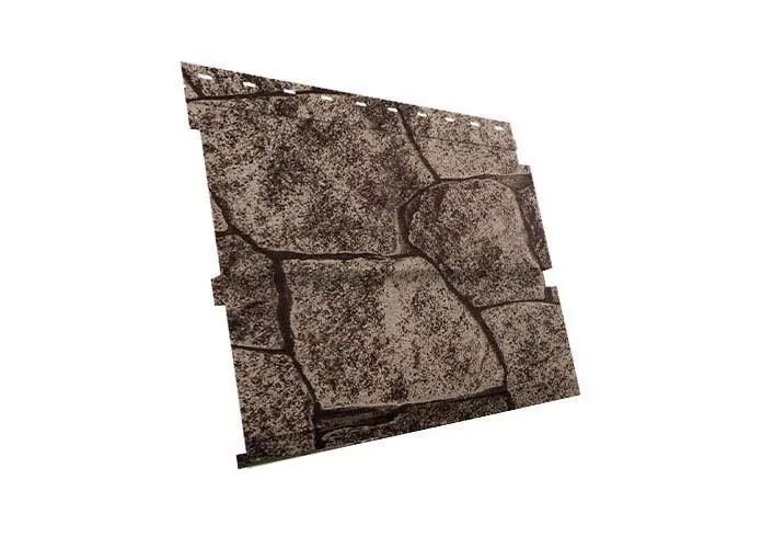 Металлический сайдинг Grand Line Квадро Брус Print Elite Королевский камень купить в краснодаре