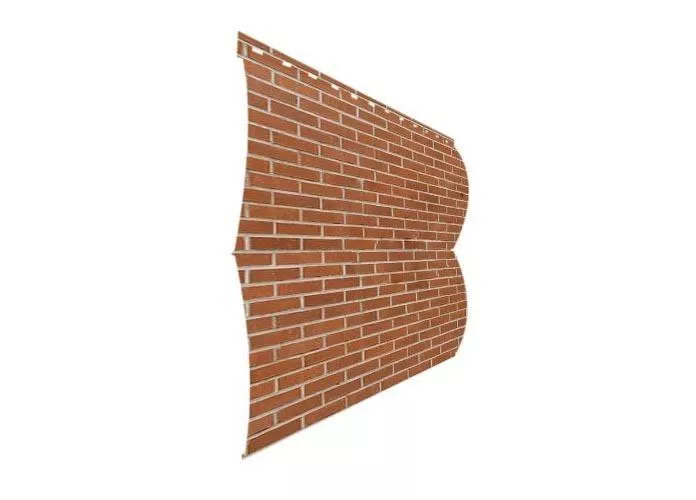 Металлический сайдинг Металл Профиль Woodstock-Т ECOSTEEL 0,5 мм Кирпич купить в краснодаре