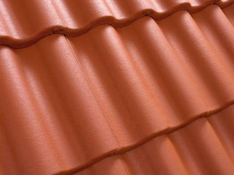 Рядовая черепица Kriastak. Цементно-песчаная Classic Кирпично-красный купить в краснодаре