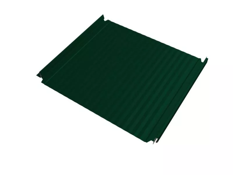 Кликфальц Double Pro Gofr Grand Line 0,45 Drap с пленкой на замках RAL 6005 зеленый мох купить в краснодаре