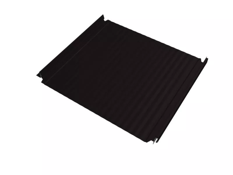 Кликфальц Double Pro Gofr Grand Line 0,45 Drap TR с пленкой на замках RAL 9005 черный купить в краснодаре