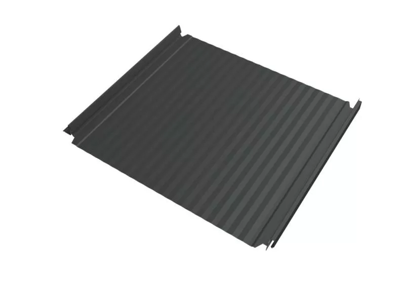 Кликфальц Double Pro Gofr Grand Line 0,45 PE с пленкой на замках RAL 7005 мышино-серый купить в краснодаре