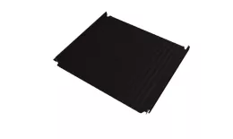 Кликфальц Double Pro Gofr Grand Line 0,5 PurPro с пленкой на замках RAL 9005 черный. Артикул: 46742