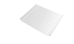 Кликфальц Double Pro Gofr Grand Line 0,5 Satin с пленкой на замках RAL 9003 сигнальный белый. Цена: 715 руб. Артикул: 46773