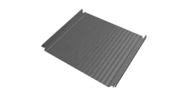 Кликфальц Double Pro Gofr Grand Line 0,5 Satin с пленкой на замках RAL 9006 бело-алюминиевый. Цена: 819 руб. Артикул: 46775