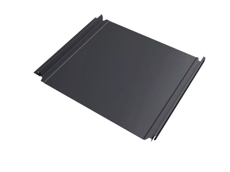 Кликфальц Double Pro Grand Line 0,5 Velur X с пленкой на замках RAL 7024 мокрый асфальт купить в краснодаре