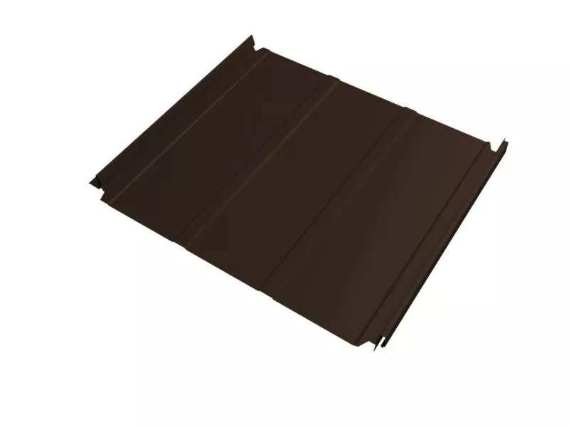 Кликфальц Double Pro Line Grand Line 0,45 Drap-double TX с пленкой на замках RAL 8017 шоколад купить в краснодаре