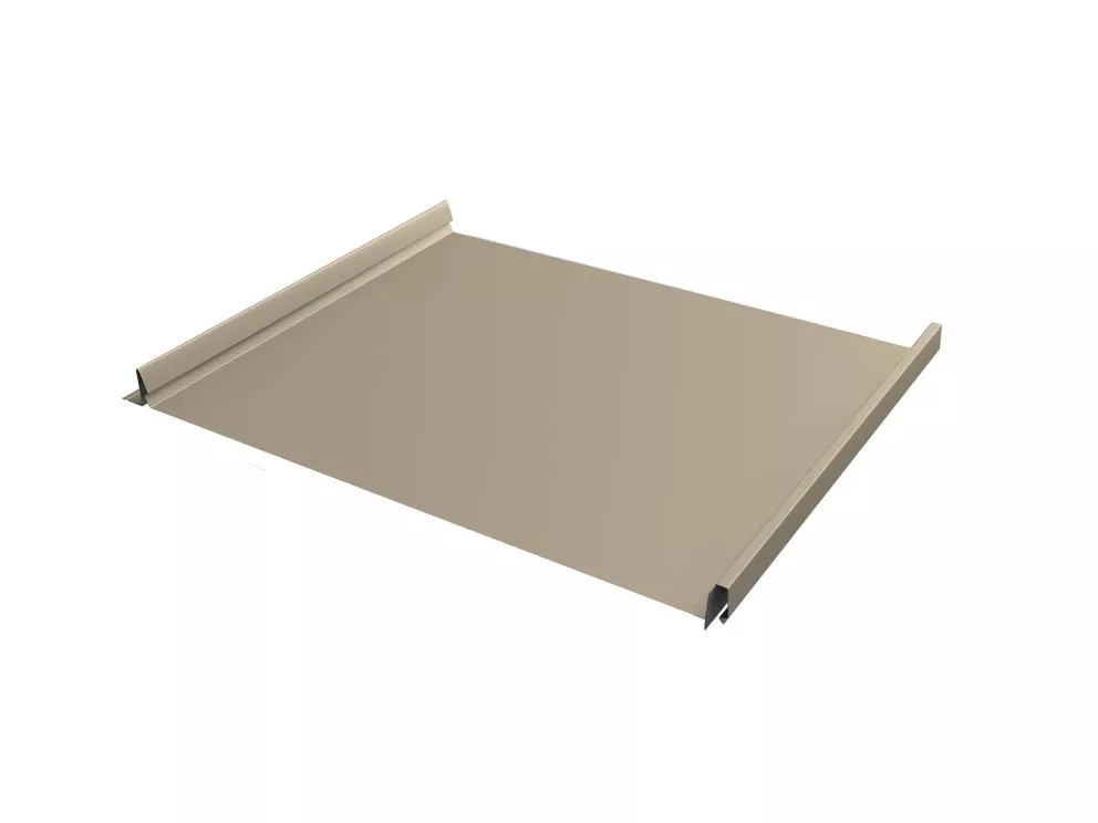 Кликфальц Fin Grand Line 0,45 PE с пленкой на замках RAL 1015 светлая слоновая кость купить в краснодаре