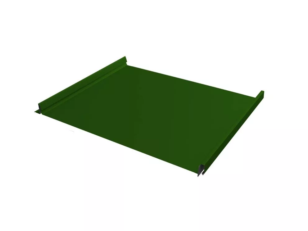 Кликфальц Fin Grand Line 0,45 PE с пленкой на замках RAL 6002 лиственно-зеленый купить в краснодаре