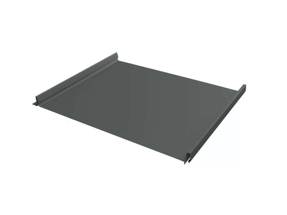 Кликфальц Fin Grand Line 0,45 PE с пленкой на замках RAL 7005 мышино-серый купить в краснодаре