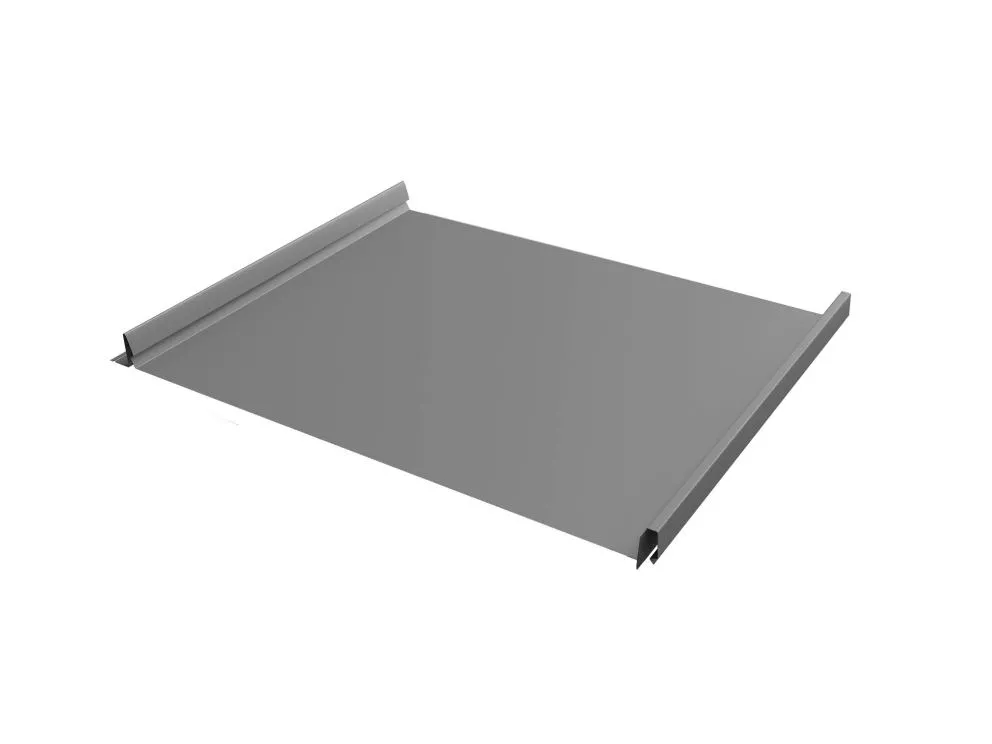 Кликфальц Fin Grand Line 0,45 PE с пленкой на замках RAL 9006бело-алюминиевый купить в краснодаре