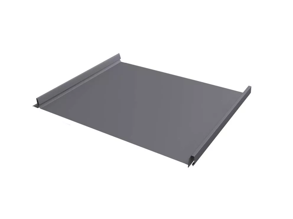 Кликфальц Fin Grand Line 0,5 Satin с пленкой на замках RAL 7004 сигнальный серый купить в краснодаре