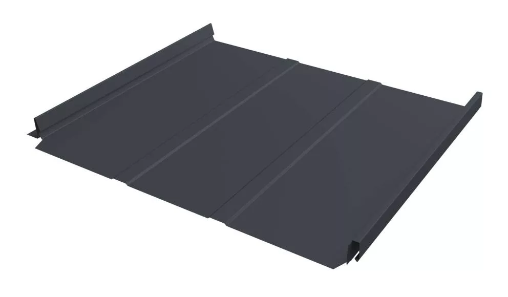 Кликфальц Fin Line Grand Line 0,45 Drap ST с пленкой на замках RAL 7024 мокрый асфальт купить в краснодаре