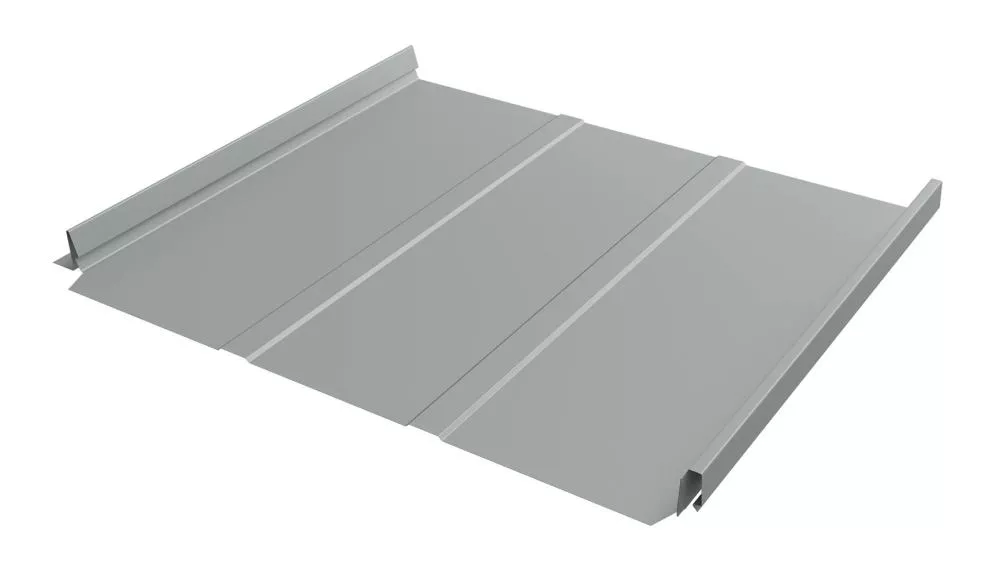 Кликфальц Fin Line Grand Line 0,5 GreenCoat Pural BT, matt с пленкой на замках RR 22 серый (RAL 7000 серая белка) купить в краснодаре