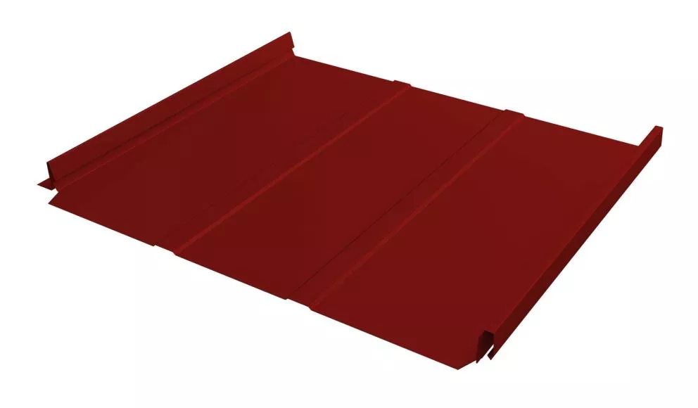 Кликфальц Fin Line Grand Line 0,5 Satin с пленкой на замках RAL 3011 коричнево-красный купить в краснодаре