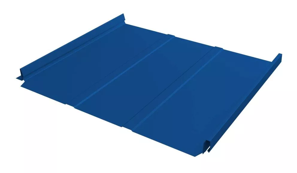 Кликфальц Fin Line Grand Line 0,7 PE с пленкой на замках RAL 5005 сигнальный синий купить в краснодаре