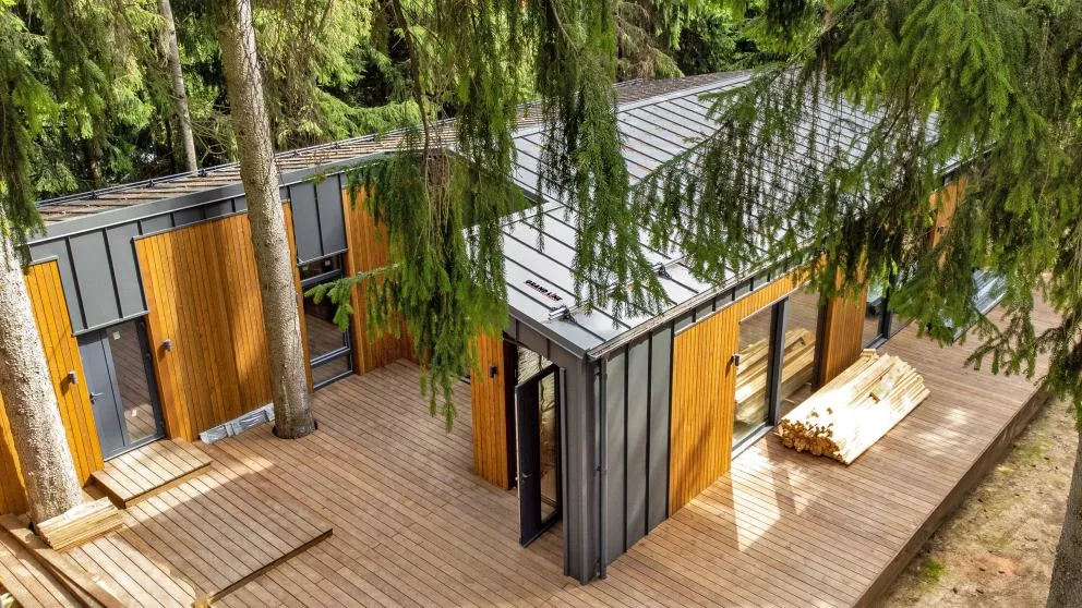 Кликфальц Grand Line 0,45 Drap ST с пленкой на замках RAL 7024 мокрый асфальт купить в краснодаре