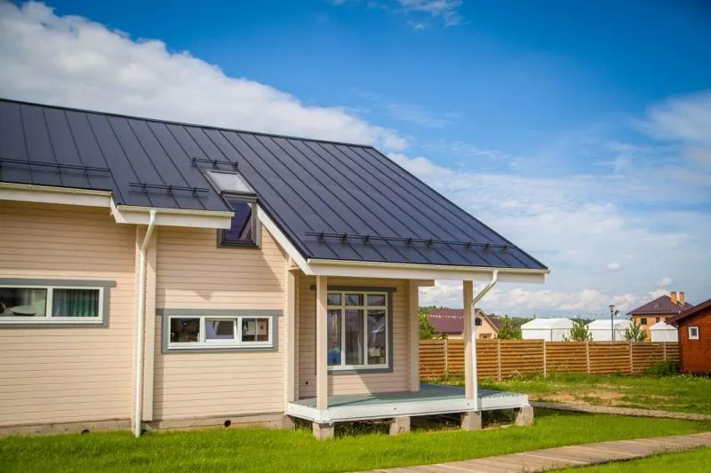 Кликфальц Grand Line 0,45 Drap ST с пленкой на замках RAL 7024 мокрый асфальт купить в краснодаре