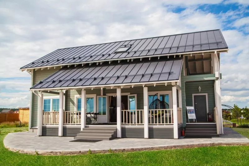 Кликфальц Grand Line 0,45 Drap ST с пленкой на замках RAL 7024 мокрый асфальт купить в краснодаре