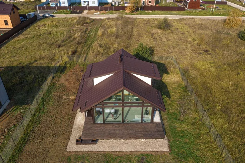 Кликфальц Grand Line 0,45 Drap ST с пленкой на замках RAL 8017 шоколад купить в краснодаре