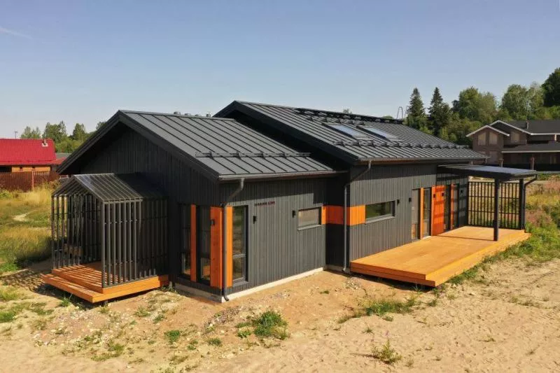 Кликфальц Grand Line 0,5 Drap с пленкой на замках RAL 7016 антрацитово-серый купить в краснодаре