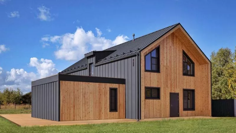 Кликфальц Grand Line 0,5 Drap с пленкой на замках RAL 7024 мокрый асфальт купить в краснодаре