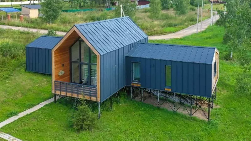 Кликфальц Grand Line 0,5 Drap с пленкой на замках RAL 7024 мокрый асфальт купить в краснодаре