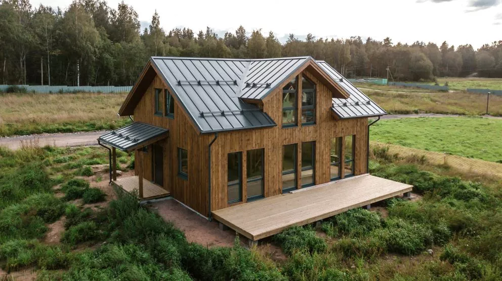 Кликфальц Grand Line 0,5 PE с пленкой на замках RAL 7024 мокрый асфальт купить в краснодаре