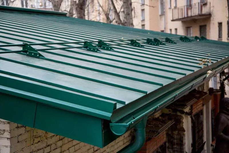 Кликфальц Grand Line 0,5 PurLite Matt с пленкой на замках RAL 6005 зеленый мох купить в краснодаре