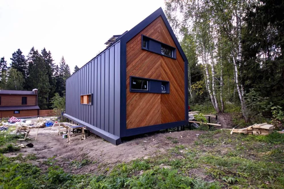 Кликфальц Line Grand Line 0,45 Drap ST с пленкой на замках RAL 7024 мокрый асфальт купить в краснодаре