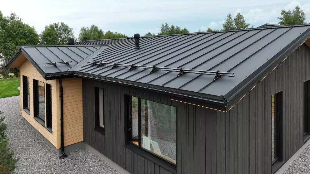 Кликфальц Pro Grand Line 0,45 Drap ST с пленкой на замках RAL 9005 черный купить в краснодаре