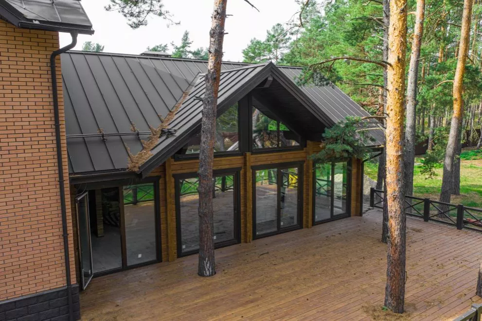 Кликфальц Pro Grand Line 0,45 Drap ST с пленкой на замках RR 32 темно-коричневый купить в краснодаре