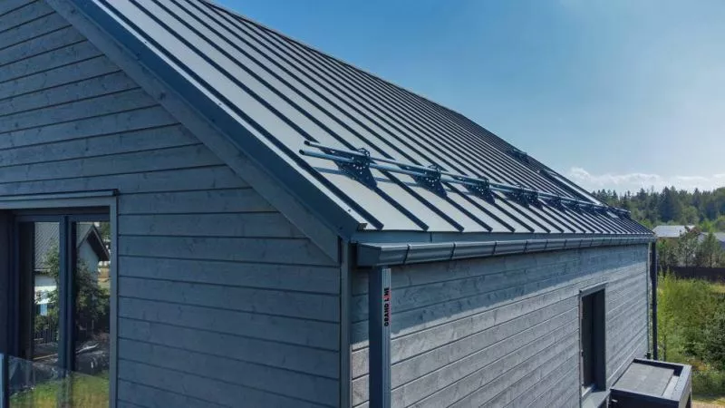 Кликфальц Pro Grand Line 0,5 Drap с пленкой на замках RAL 7016 антрацитово-серый купить в краснодаре