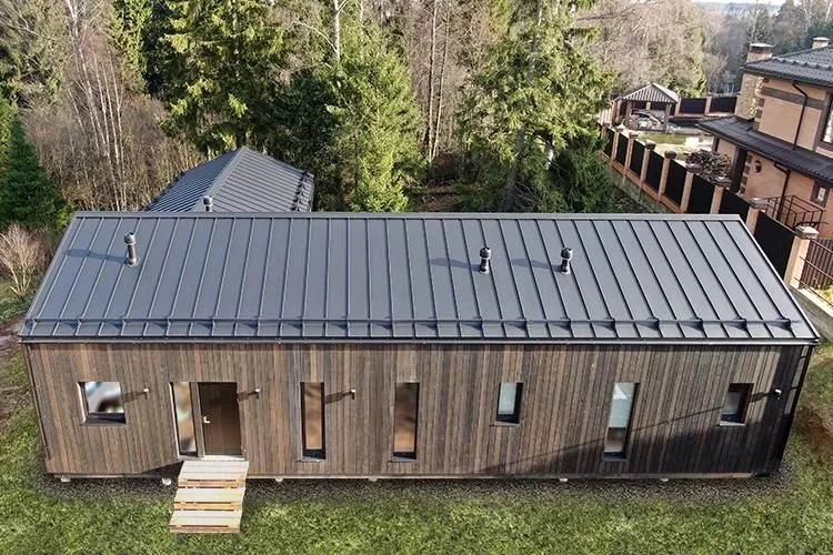 Кликфальц Pro Line Grand Line 0,5 PurLite Matt с пленкой на замках RAL 9005 черный купить в краснодаре