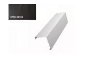 Декоративная накладка на столб угловая жалюзи Milan,Tokyo 0,45 Print Elite Coffee Wood GL – Купить оптом и в розницу
