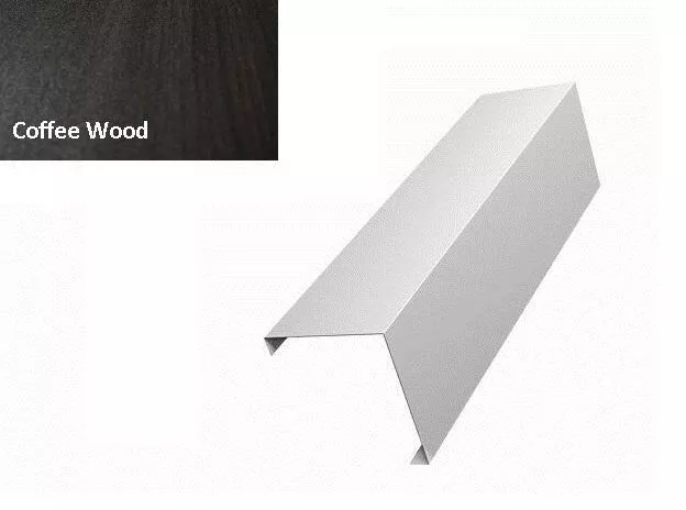 Декоративная накладка на столб угловая жалюзи Milan,Tokyo 0,45 Print Elite Coffee Wood GL купить в краснодаре