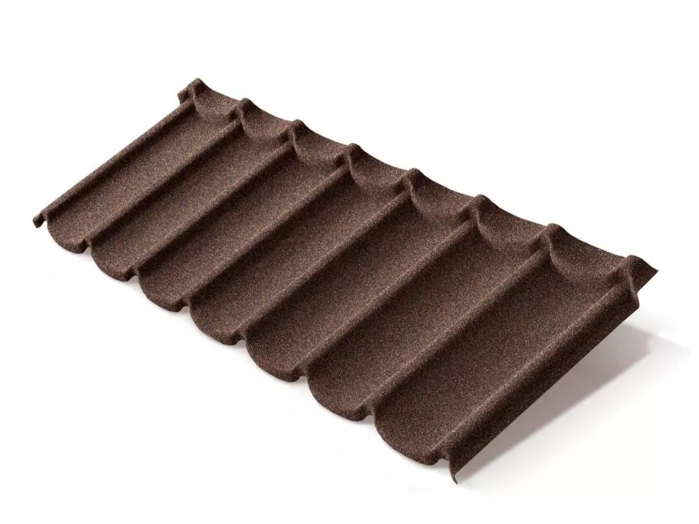 Композитная черепица Metrotile Mistral Кофе купить в краснодаре