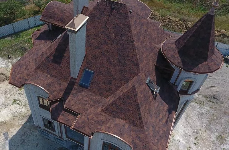 Гибкая черепица Docke PREMIUM Саппоро кофе купить в краснодаре