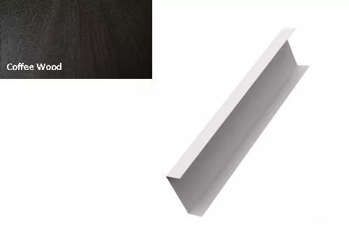 Декоративная накладка на столб жалюзи Milan,Tokyo 0,45 Print Elite Coffee Wood GL купить в краснодаре