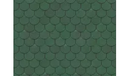 Гибкая черепица Docke STANDARD Кольчуга зеленый. Артикул: Docke9