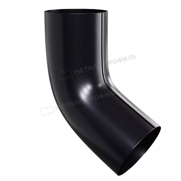 Колено трубы МЕТАЛЛ ПРОФИЛЬ PURMAN BLACK EDITION D100 Ral 9005 купить в краснодаре