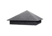Колпак на столб 350х350мм 0,45 Базальт Американо – Купить оптом и в розницу