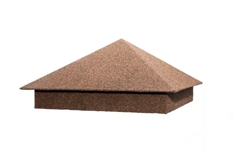 Колпак на столб 350х350мм 0,45 Базальт Какао купить в краснодаре