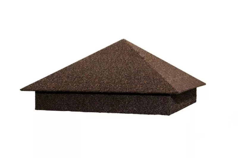 Колпак на столб 355х355мм 0,45 Базальт Капучино купить в краснодаре