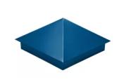 Колпак на столб 390х390мм 0,4 PE с пленкой RAL 5005 сигнальный синий – Купить оптом и в розницу