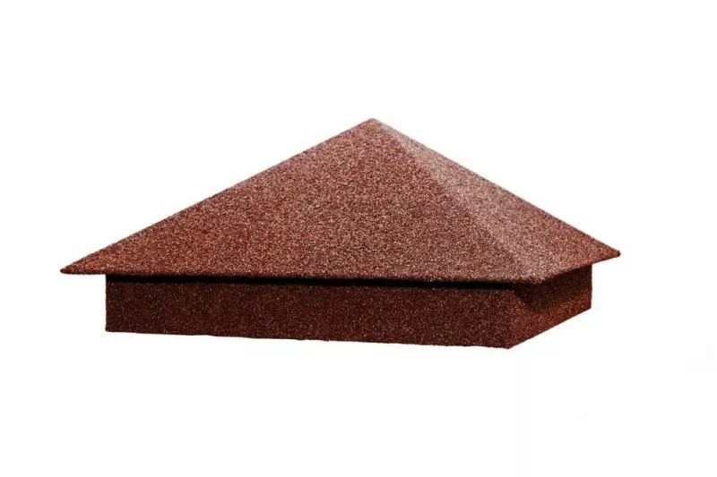 Колпак на столб 390х390мм 0,45 Базальт Кленовый латте купить в краснодаре