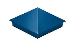 Колпак на столб 390х390мм 0,45 PE с пленкой RAL 5005 сигнальный синий. Цена: 1170 руб. Артикул: 31890