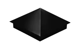 Колпак на столб 390х390мм 0,5 Satin с пленкой RAL 9005 черный. Цена: 1271 руб. Артикул: 31912