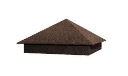 Колпак на столб 395х395мм 0,45 Базальт Капучино. Артикул: 33096