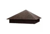 Колпак на столб 530х410мм 0,45 Базальт Шоколад – Купить оптом и в розницу
